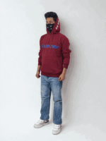 brown hoodie